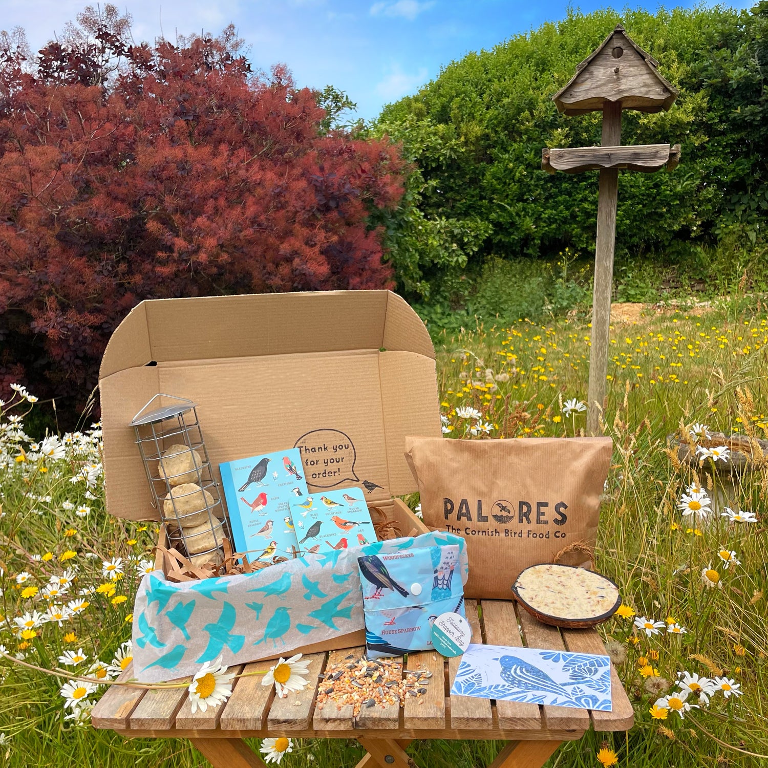 Sustainable Bird Lover Gift Box by Palores The Cornish Bird Food Co