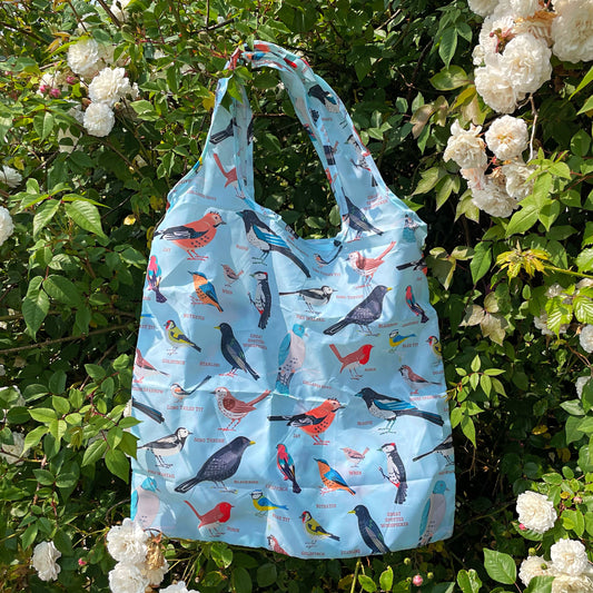 Bird Lover's Recycled Foldable Shopper Bag
